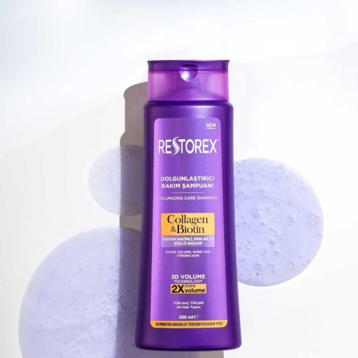 Restorex Collagen Biotin Volumizing Shampoo 500ml