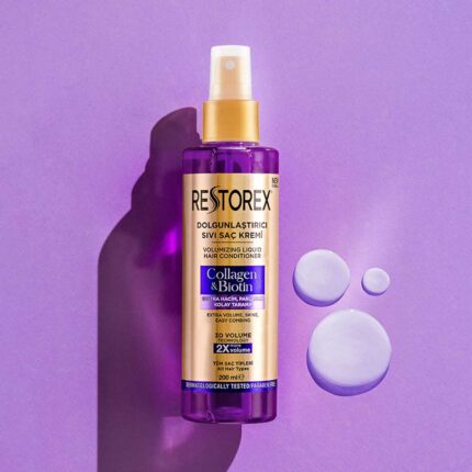 Restorex Collagen and Biotin Volumizing Hair Conditioner 200ml